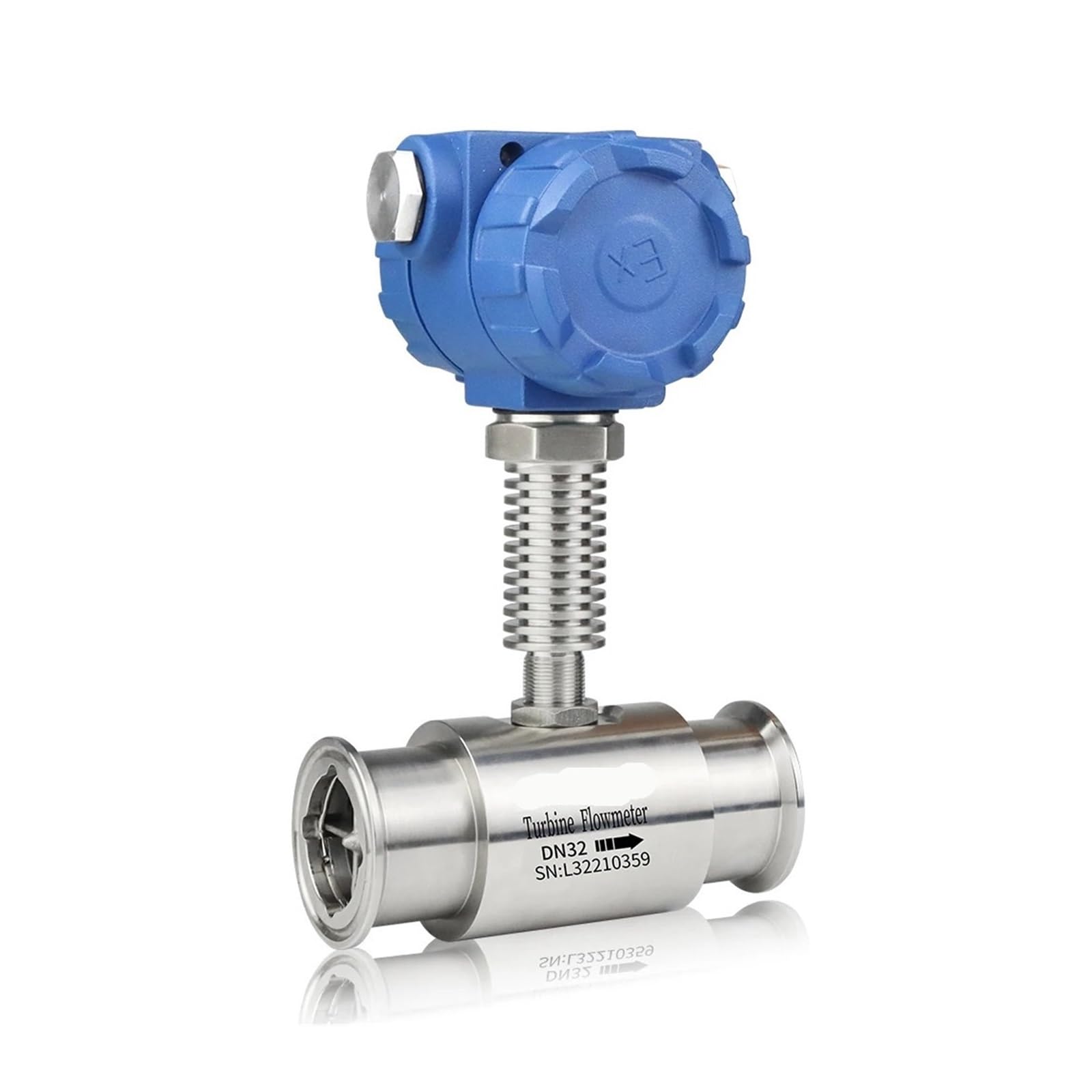 KSZHZYMGX Flow Sensor 0-10V High Temperture 4-20mA Flow Meter Thread Connection Flowmeter(DN4)