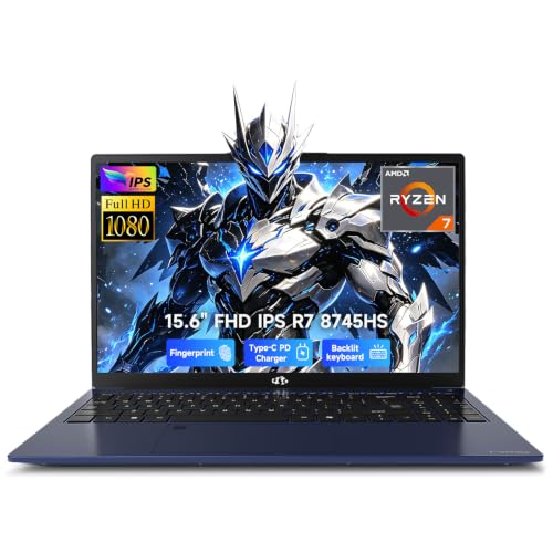 Image of AI Light Gaming-Laptop AMD Ryzen 7 8745HS 16GB DDR5 256GB SSD 2026 Edition