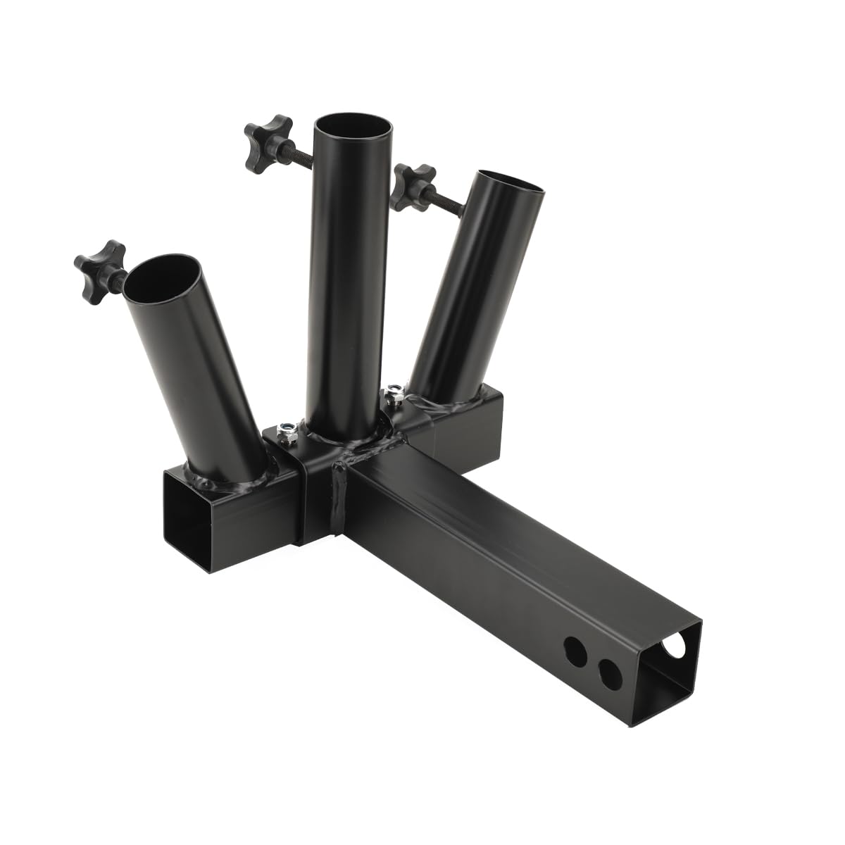 Lfhelper Flag Pole Holder 2 Inch - Heavy Duty All-Steel Flagpole Hitch Flag Pole Holder 3 Mount with Multi-Angle Adjustable Design, Fits Standard 2 Car Receiver, for Truck, SUV, RV, Trailer