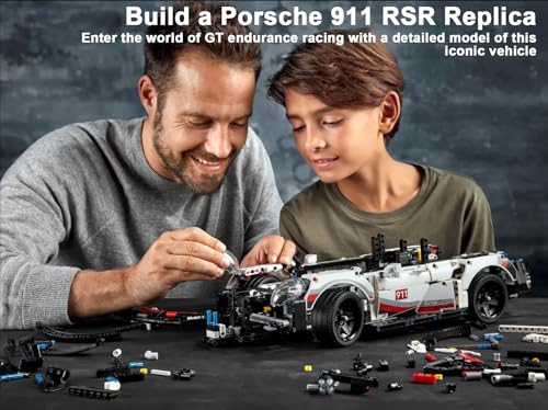 Image of LEGO Technic Porsche 911 RSR 42096(1580 Pieces)
