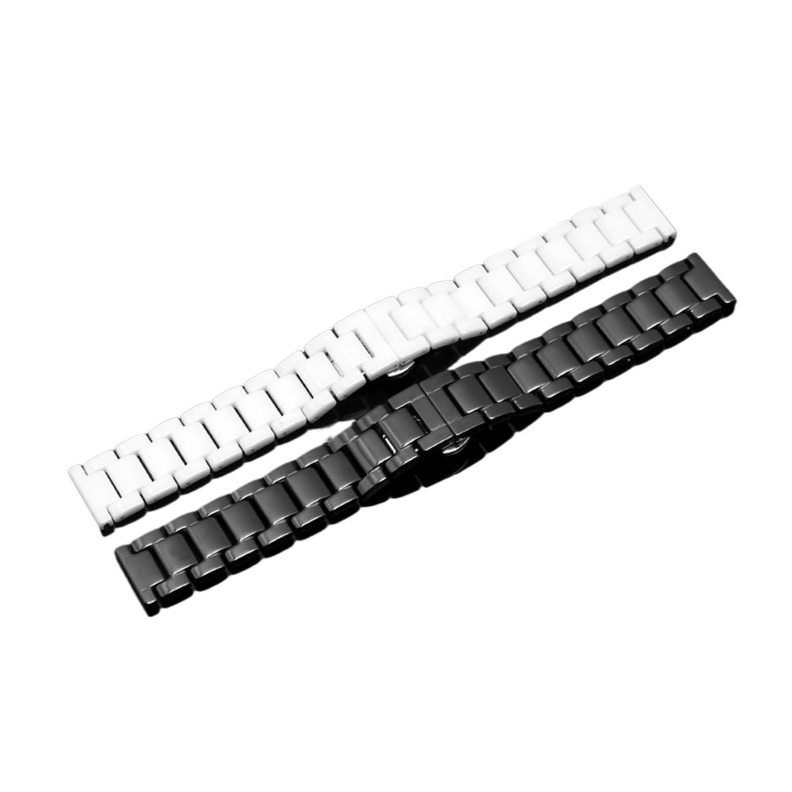 SiChouwz Bracciali Con Cinturini For Orologi In Ceramica Bianca | Cinturino da uomo e donna da 14 mm 16 mm 18 mm 20 mm 22 mm
