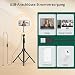 ATUMTEK 12' Selfie-Ringlicht mit 63' Ausziehbarem Stativ, Selfie-Licht mit Handyhalter und Bluetooth-Fernbedienung, Dimmbares LED-Ringlicht für Streaming, TikTok, Zoom, Vlogging, YouTube usw.