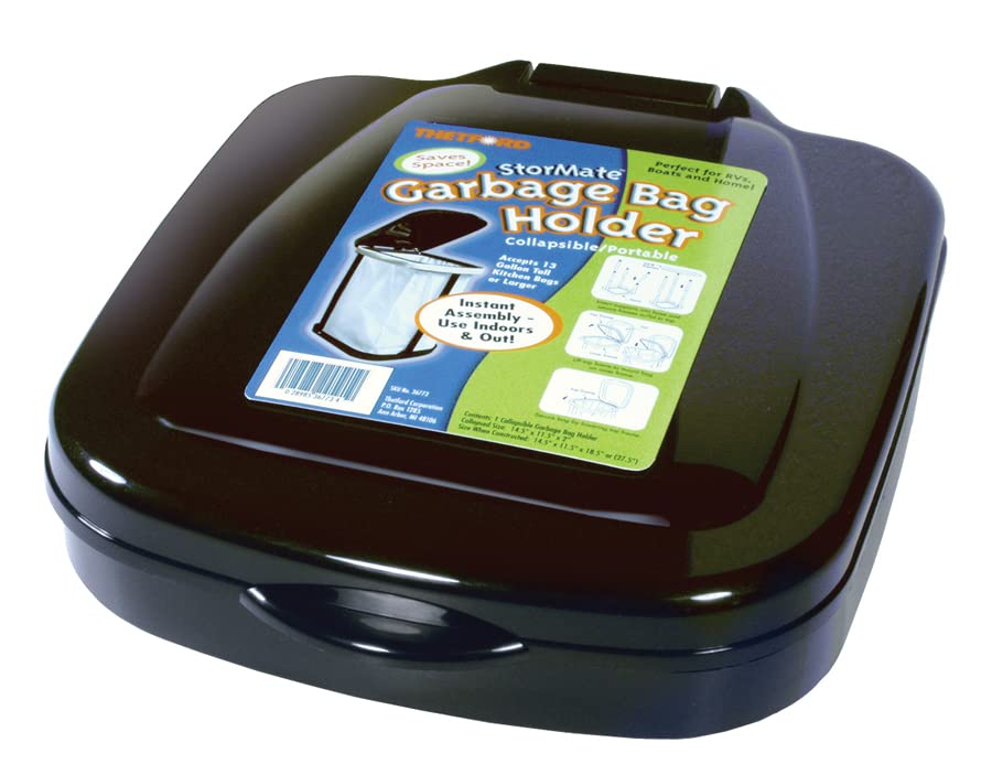 Stormate Collapsible Garbage Bag Holder - Thetford 36773, 13 gallons