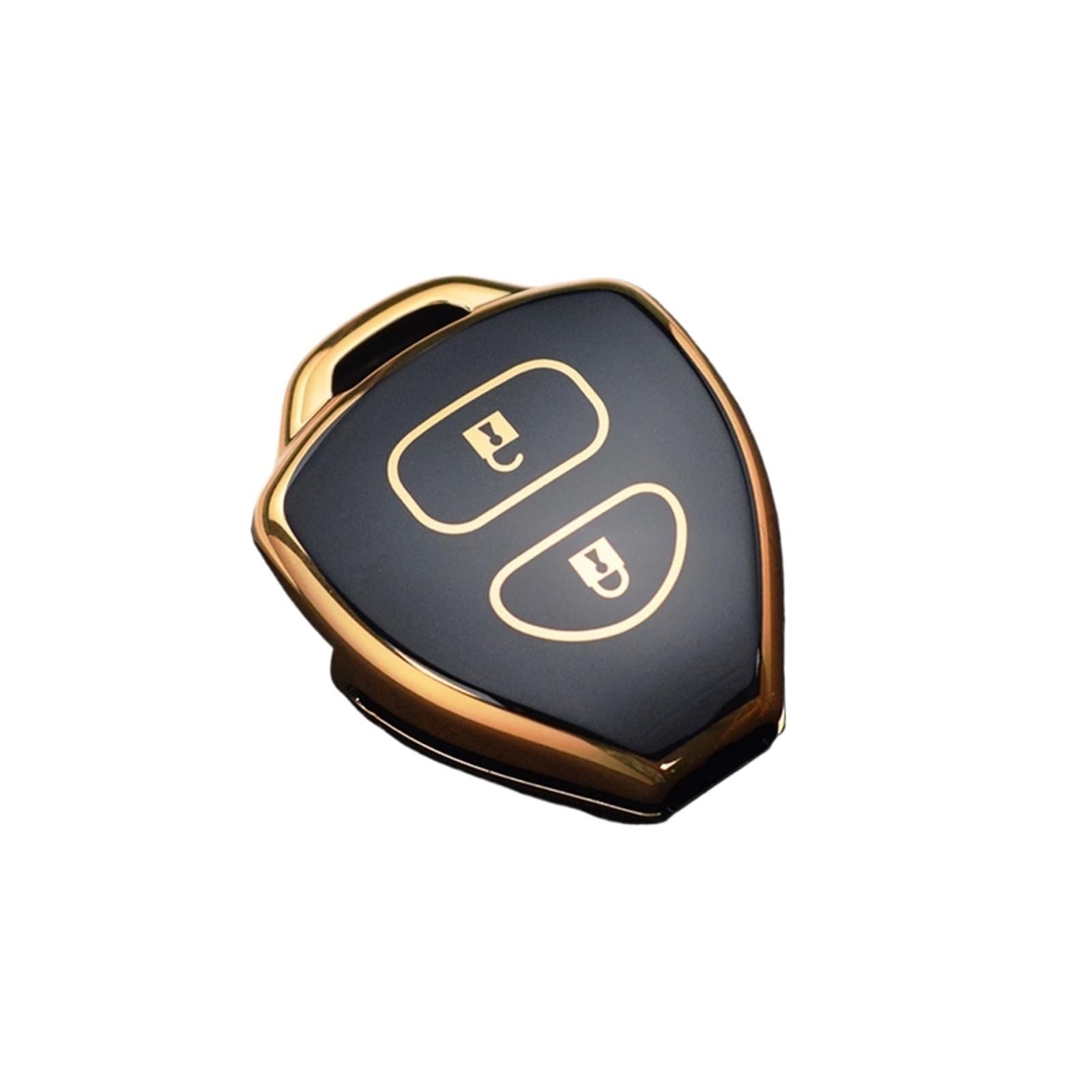 Copri Chiave Per Toyota Per Corolla Per VIOS Per Camry Per Yaris Per RAV4 Per HiLux Per Cruiser Per Fortuner Custodia Per Chiave Auto Guscio Per Chiave Auto(Black key case)