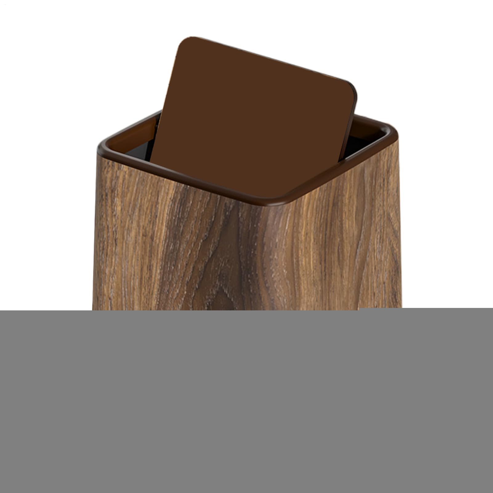 Genérico Papelera de Dormitorio,Papelera Pequeña | Cubo De Basura Con Tapa De Ahorro De Espacio Accesorios Escritorio Versátil Para Dormitorio Habitación Infantil Cocina Oficina