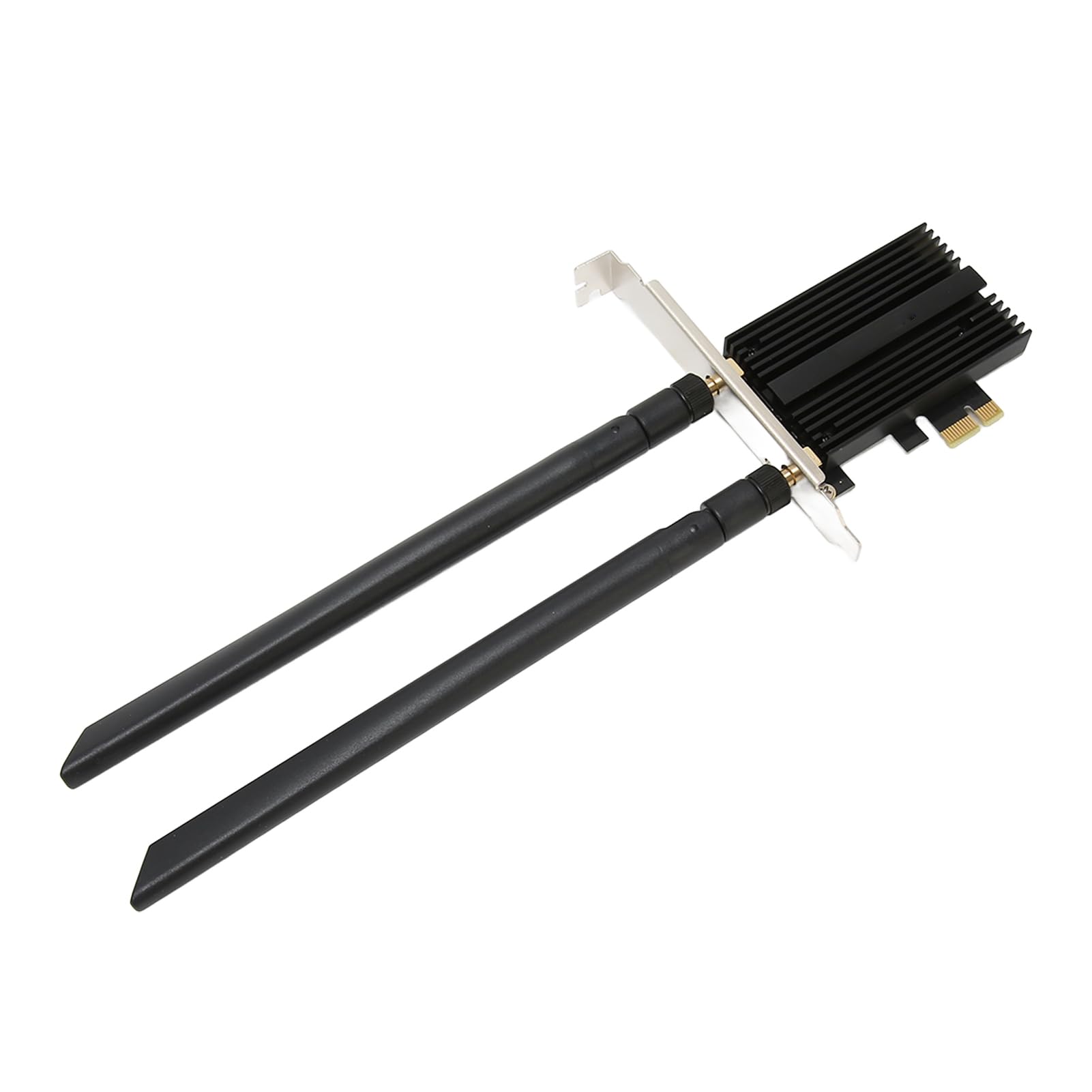 Karta WiFi 6E PCIe, Potrójna prędkość 2400 Mb/s, Funkcja Plug and Play, do Gier i Strumieniowego Przesyłania Multimediów w Rozdzielczości 4K