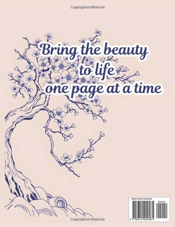 Chinoiserie Coloring Book: A Classic Blue & White Chinoiserie Coloring Experience - Image 2