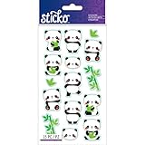 Sticko Classic Rolly Polly Panda Stickers