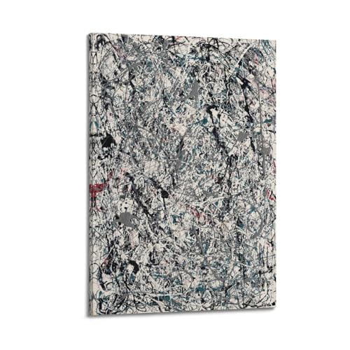 Numéro 19 Jackson Pollock déco murale pour transformer un mur blanc triste en 40x60 cm