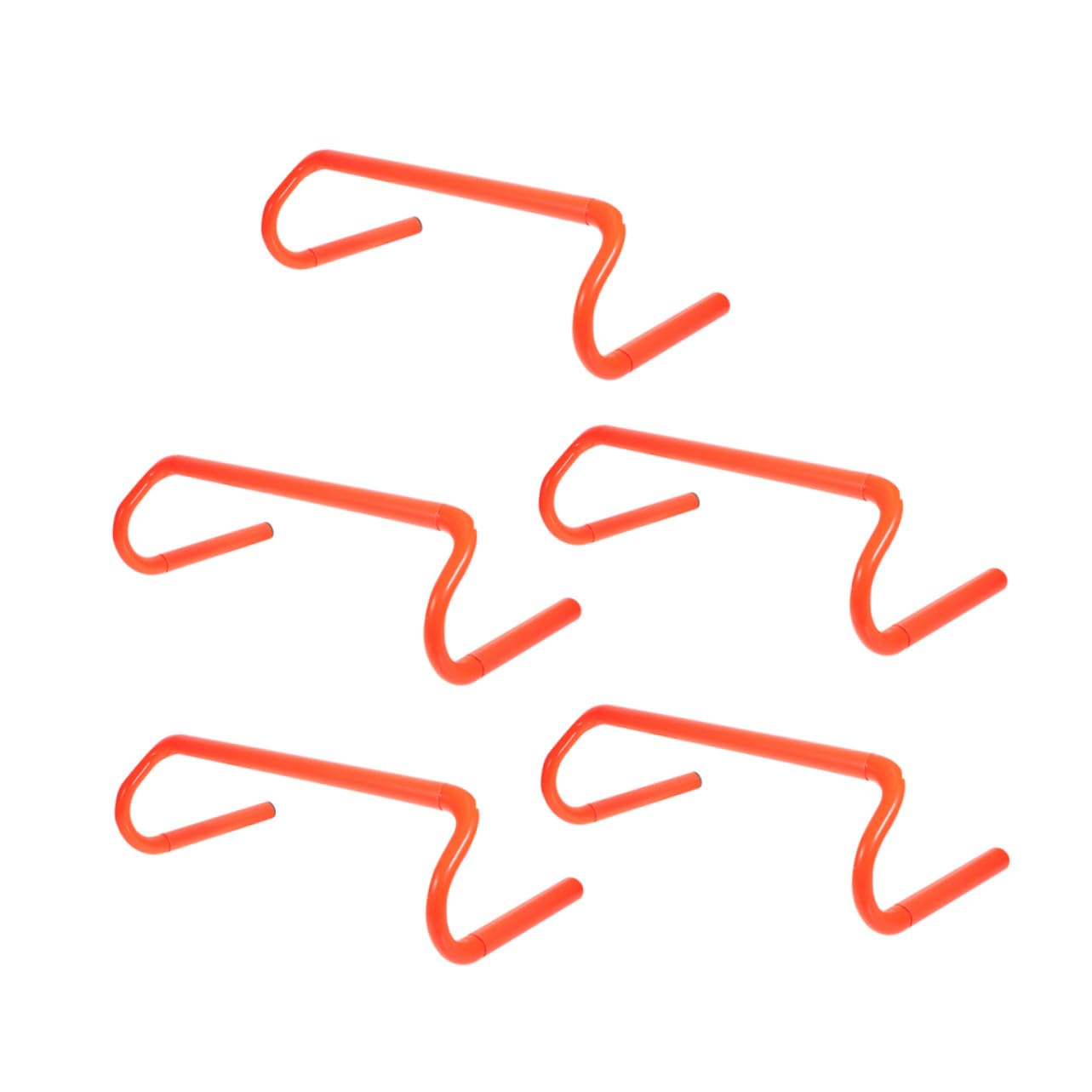 Hemobllo Vallas de Agilidad para Niños 15 Cm, Equipo de Entrenamiento de Velocidad, 5 Piezas de Plástico Resistente, Equipo Portátil para Deporte Infantil en Interiores y Exteriores