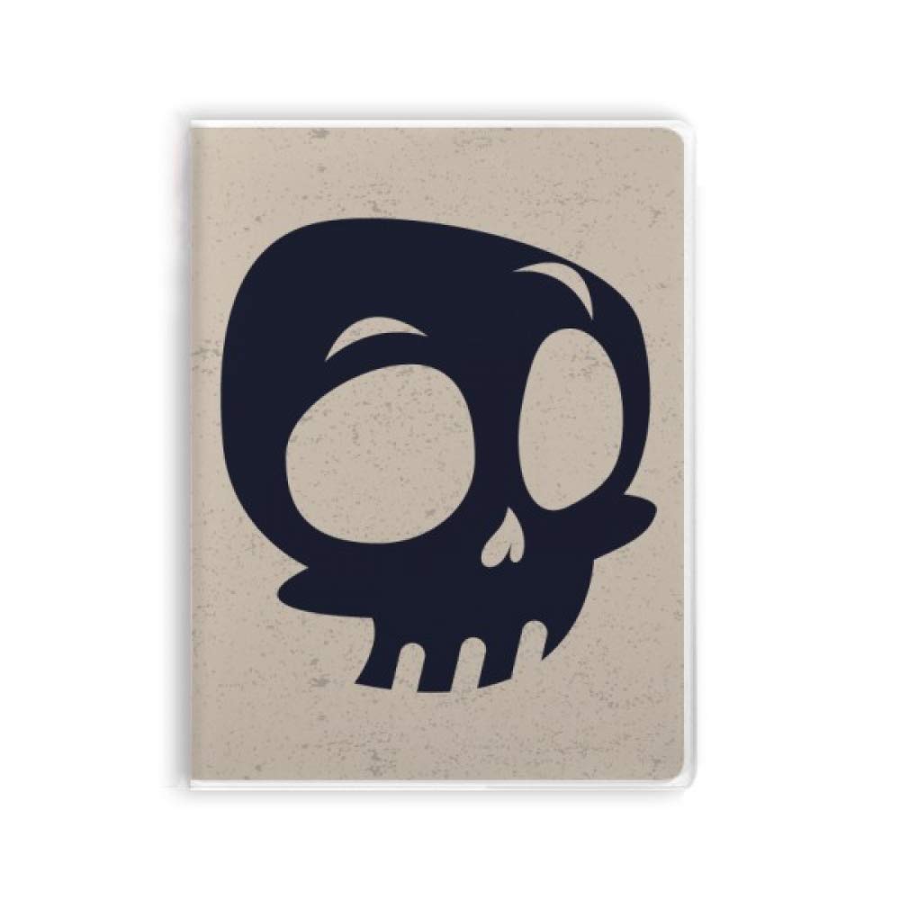 Carnet de notes squelette Halloween léger avec couverture souple indéformable - 4