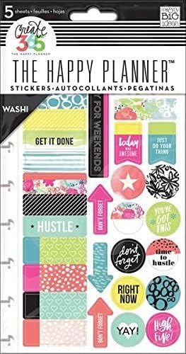 Me and My Big Ideas The Happy Planner: Live Loud Washi Stickers