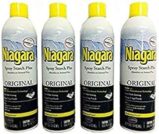 Niagara Spray Starch Plus 20oz - Original with DURAfresh Technology (4-Pack)