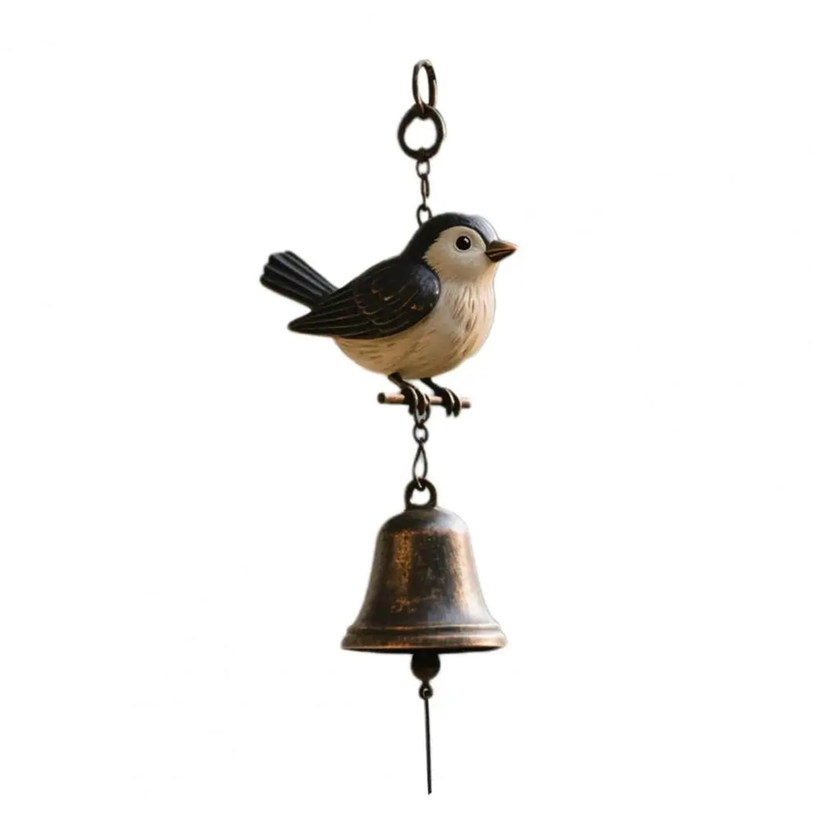 Wind Chimes For Garden Retro Doorbell Wind Chime Puppy Cat Soothing Sound For Garden Patio With Metal Bell For Porch(Color 4)