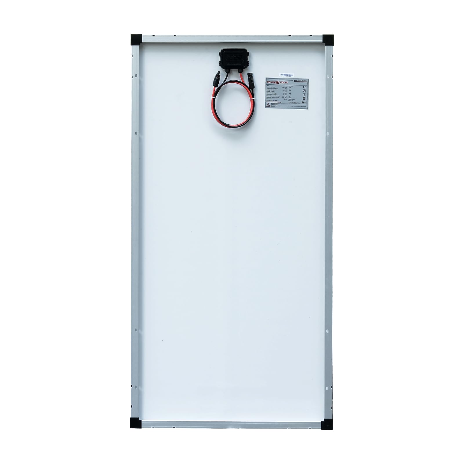 enjoy solar® Panneau solaire monocristallin TOPCon 200W 12V – Rendement élevé de 25.5% | Cellules solaires 210mm à 18 busbars | Idéal pour camping-car, installation de balcon, abri de jardin et bateau
