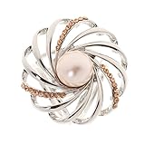 Material: Alloy dailymall Damen Schmuck, Tuchclip, Tuchspange, Trachtenspange, Schalclip, Geschenk - Silber
