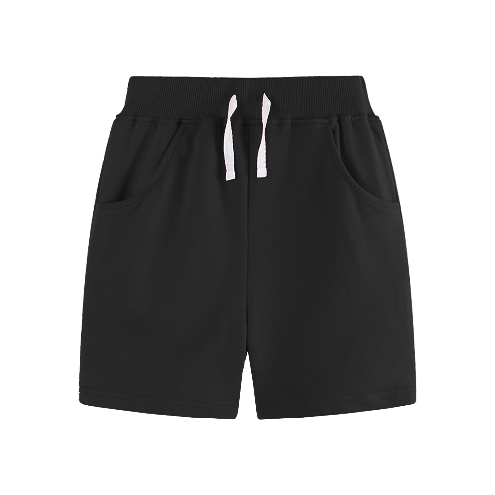 Pantalones Verano Algodón Cortos para Niños Cortoscortos de Color Sólido Boy Bermuda Shorts 3-8 Años
