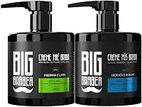 Kit Creme Pré e Pós Barba Big Barber 350g Caixa Com 2 Unidades