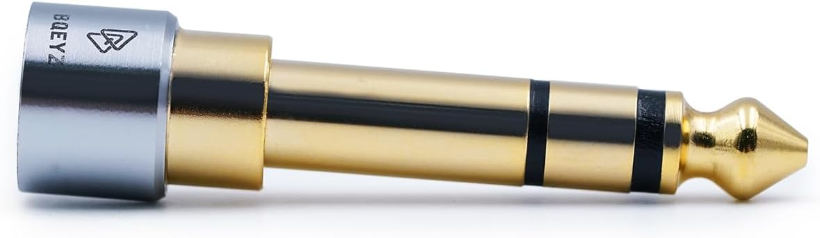 6.35mm Plug to 3.5mm Jack Lossless Enhanced Plated Gold Audio Converter | Compatible with Digital Piano/Keyboard, Electric Guitar, Headphone, Speaker, Radio/Microphone, Mixing Console