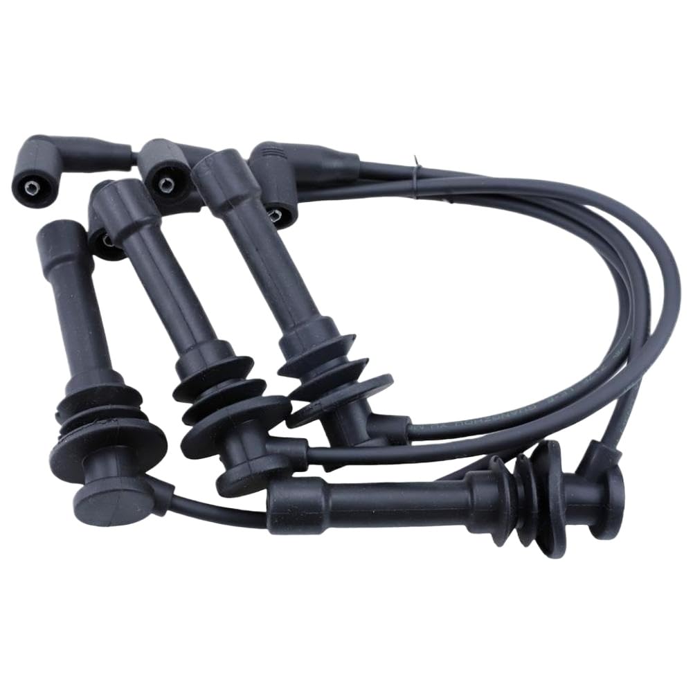 Juego de 4 cables de encendido de bujía compatibles con motores EC7, EC7-RV, Emgrand, Gleagle GC7, GX7, LEVC SC7, SX7 1.5L 1.8L 2009-2011