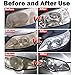Car Headlight Restoration Kit, Auto Headlight Lens Polish Repair Kit Atomizing Cup Headlight Vapor Renovation Tool with 200ml Liquid for Repair of Scratch,Yellowed, Haze, Oxidized, Cracked Headlights