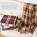 coclothy Scarf for Women - Winter Womens Long Plaid Scarf, Warm Pashmina Shawls and Wraps Fashion Cashmere Feel Blanket Scarves