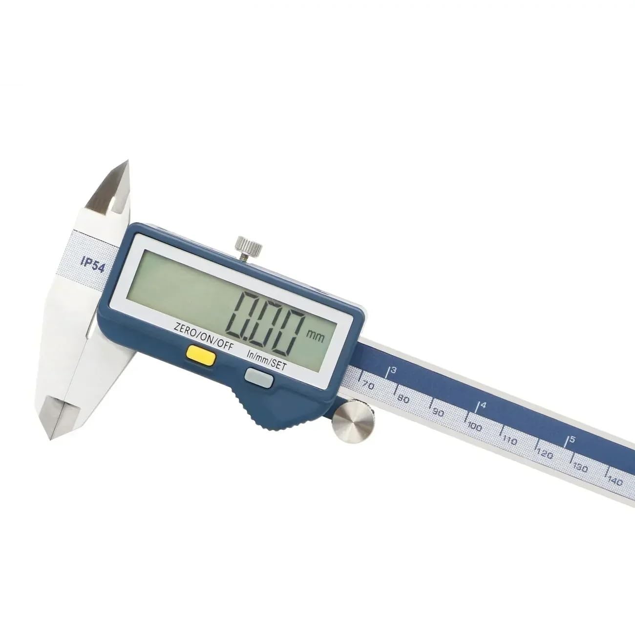 Calibrador digital electrónico Construcción de acero inoxidable con pantalla LCD grande Calibradores electrónicos Vernier(0-200mm)