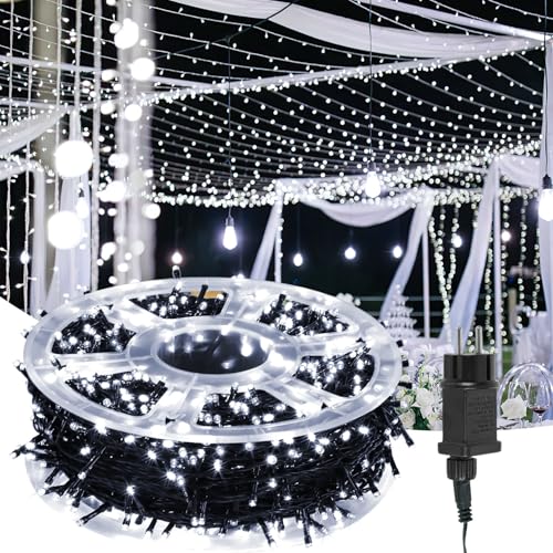 Daromigo 50m 500 LED Lichterkette Außen Innen Lichterkette...