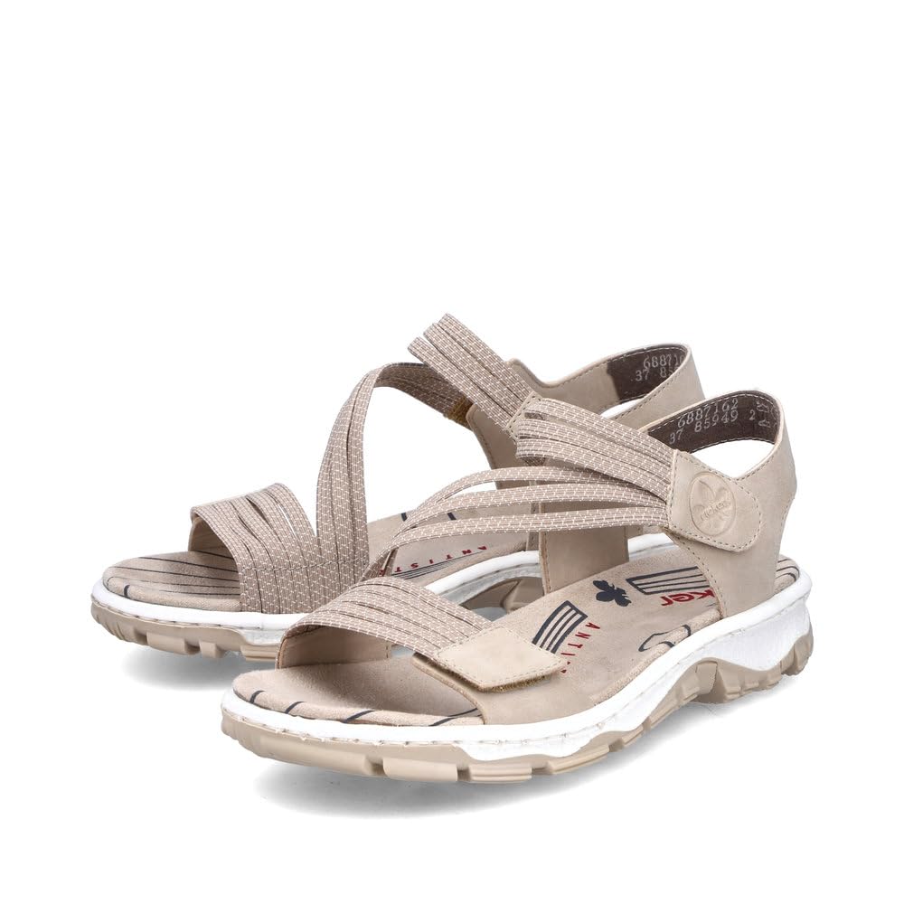 Rieker Femme Sandales 68871, Dame Sandales Fines
