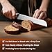 TUO Bread Knife, 9 inch Sharp Serrated Slicing Knife for Homemade Sourdough Bread, High Carbon German Steel, Ergonomic Handle, Gift Box Included
