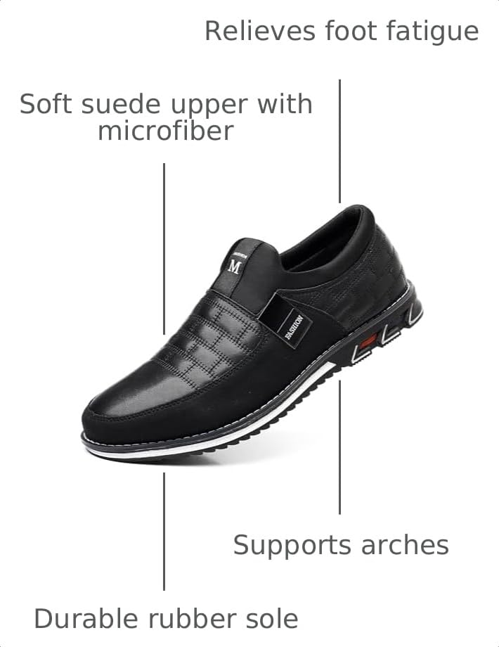 Image of COSIDRAM Mens Casual Shoes Dress Sneakers Loafers Comfort Walking Shoes