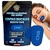 Pack de 60 Tiras Bucales Mouth tape para dormir. Antirronquidos para Dormir con la Boca Cerrada. Cinta Bucal Mejora la Respiración y Reduce los Ronquidos. Tiras Para Dejar de Roncar. Mejora la Calidad
