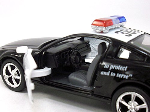 KiNSMART 2006 Ford Mustang GT Police Edition 1:38 miniatura 3