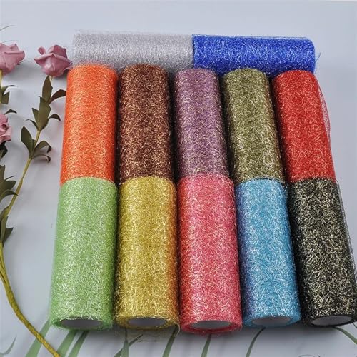 Tiulowa rolka 15 cm, szpula, 10 metrów, wstążka z tkaniny siatkowej, do samodzielnego wykonania, spódnice tutu, na wesele, przyjęcie, prezent, rękodzieło, szarfy na krzesło, wszechstronny materiał