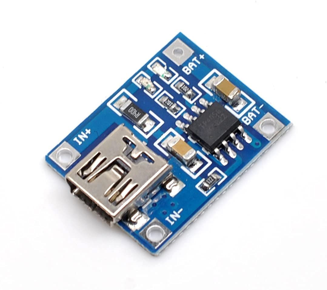 REES52 TP4056 1A Li-ion Lithium Battery Charging Module With Current Protection-Mini USB