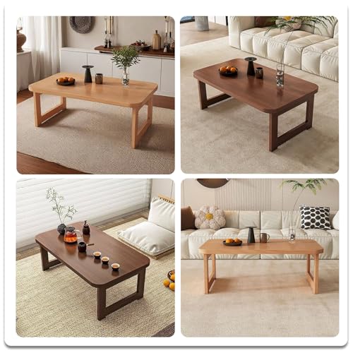 Table basse japonaise pliante en bois pour libérer l'espace de votre salon - 8