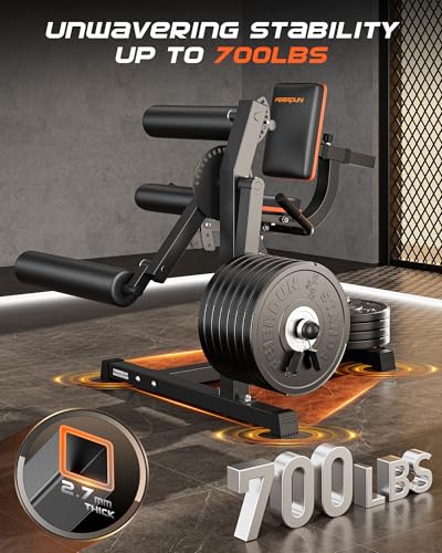 FEIERDUN 650lbs Capacity Leg Extension Machine for Lower Body Workouts - Adjustable Leg Curl Machine, Home Gym Weight Machine - Image 4