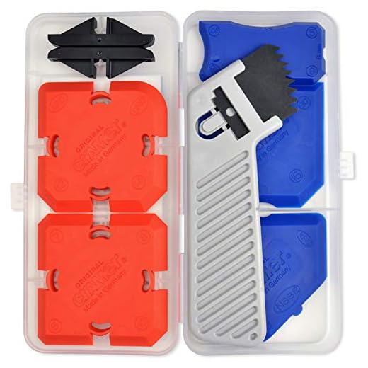 Cramer 40407US Silicone Profiling Kit7 – professional Caulking Tool Kit with Sealant Finishing Tools and Caulk Removal Tools – easy silicone caulking with guides
