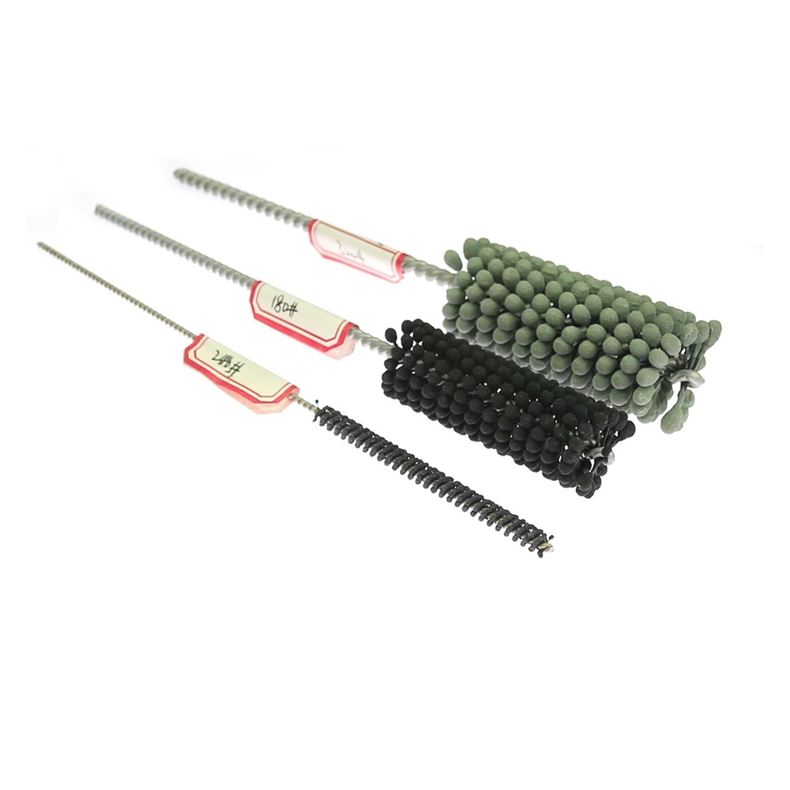Zylinder Honbürste flexibel Korn 1 Stück Durchm. 6–88 mm Rohrpolier-Kugelkopf-Schleifscheibenbürste(Dia. 54mm x P320)