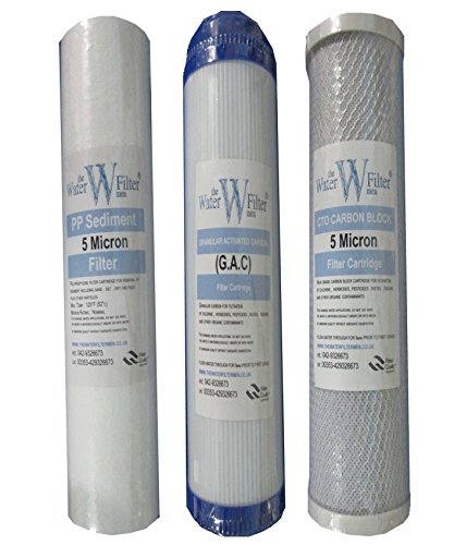 Reverse Osmosis Prefilters 20 Water Filters Set for Water Fed Role / Stand Alone 20 water filter Housings by The Water Filter Men