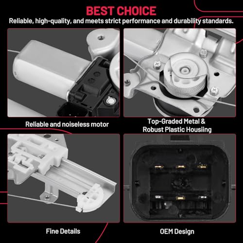 Image of BDFHYK 748-015 Power Window Regulator with Motor Front Left Compatible with Nissan Rogue 2014-2020