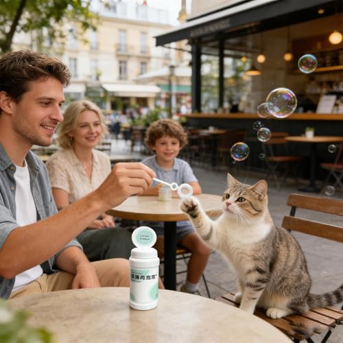 Hierba gatera en burbujas interactivas para gatitos de apartamento 3