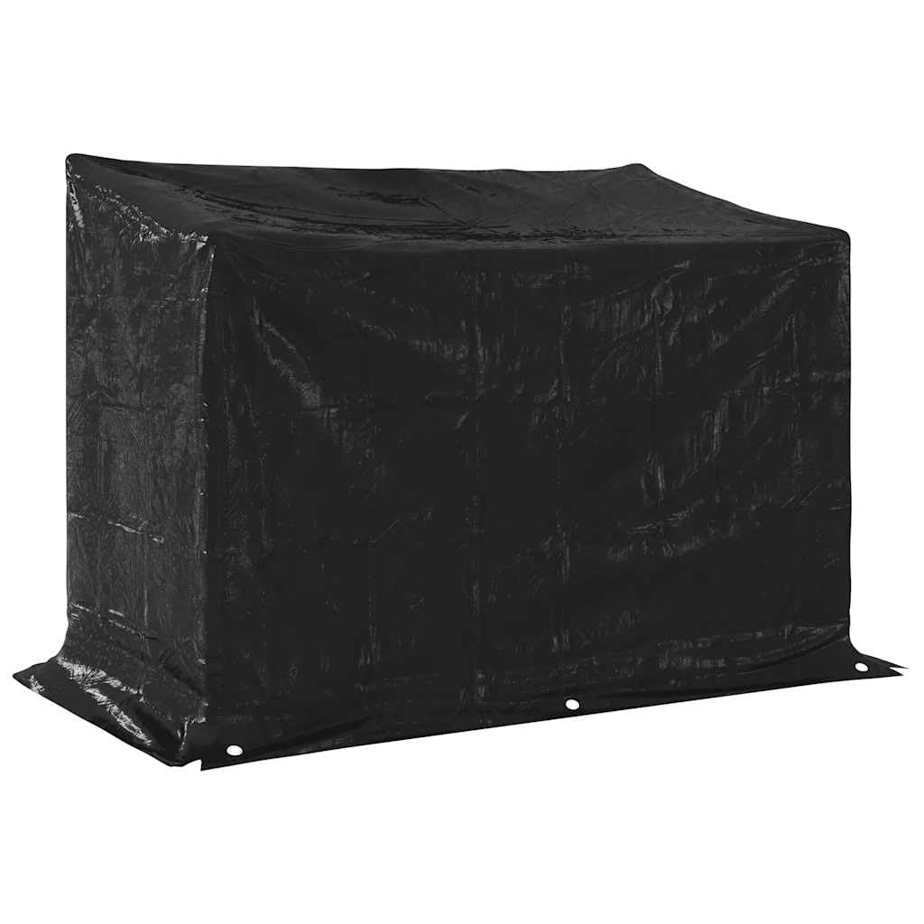 vidaXL Leñero Cubierta Lluvia 151x80,5x110,5 cm Acero galvanizado, Almacenamiento de leña, Soporte para leña para Chimenea, Almacenamiento de leña para Interior