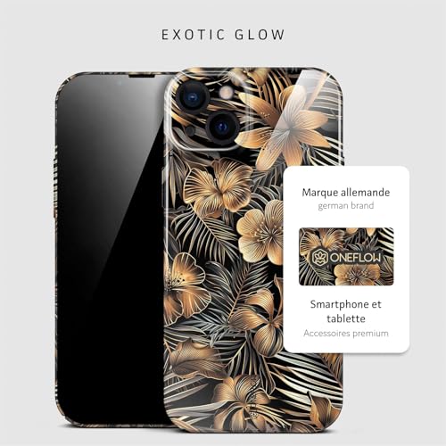 Coque fleurs iPhone 14 housse étui de protection téléphone portable - 4