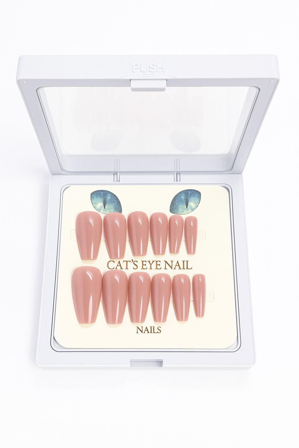 KIRA Cat’s Eye Magnetic Press-On Nails – 12pcs Reusable Set (SHADE-04)-image-9