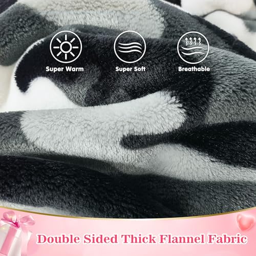 Image of Waitu Wearable Blanket Sweatshirt Gifts for Women and Men, Warm and Cozy Giant Blanket Hoodie, Thick Flannel Blanket with Sleeves and Giant Pocket - Camo