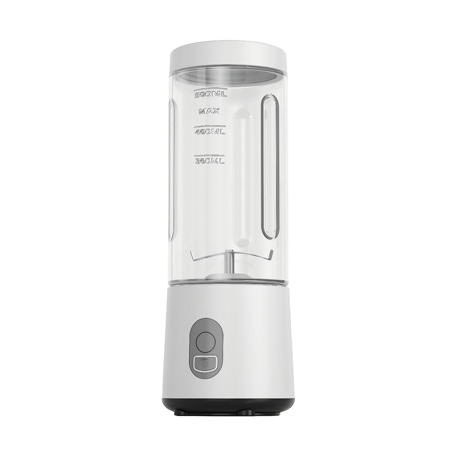 Blender Portable Mini Mixeur Bouteille Jus Fruits 180W Fonction Nettoyage Facile Convient Gym Bureau Maison Bébé Repas, Blanc