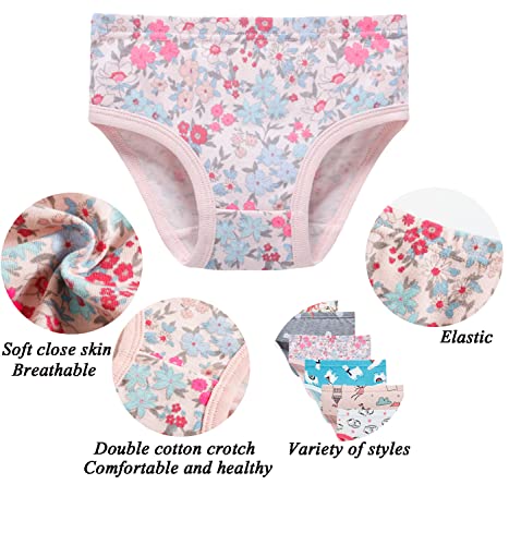 Image of Boboking Baby Soft Cotton Underwear Little Girls'Briefs Toddler Undies