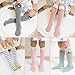 Artfasion Girls Knee High Socks: Cartoon Funny Long Tall Animal Breathable Seamless Socks for 2-4 Years Kids Gift 5 Pairs