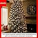 Sleetly Christmas Tree Ball Ornaments, Transparent White Swirl, 3.15 inch, Set of...